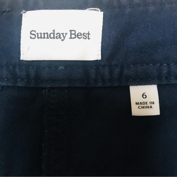 Aritzia Sunday Best Cargo Pants Navy Size 6 - Picture 7 of 9
